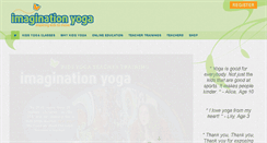 Desktop Screenshot of imaginationyoga.com